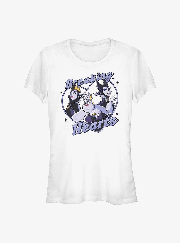 Disney Villains Breaking Hearts Girls T-Shirt