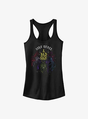 Disney Villains Born Under A Bad Sign Girls Tank