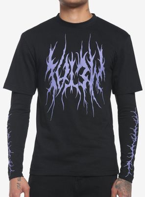 Purple Metal Twofer Long-Sleeve T-Shirt
