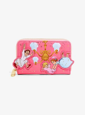 Loungefly Disney Peter Pan 70th Anniversary Darling Siblings Small Zip Wallet