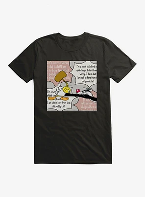 Looney Tunes Tweety Bird A Gilded Cage T-Shirt
