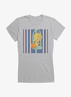 Looney Tunes Caged Swinging Tweety Girls T-Shirt