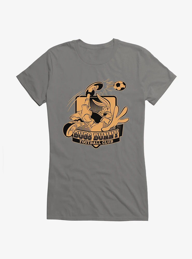 Looney Tunes Bugs Bunny Football Club Bronze Girls T-Shirt