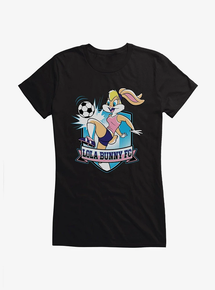 Looney Tunes Lola Bunny Football Girls T-Shirt