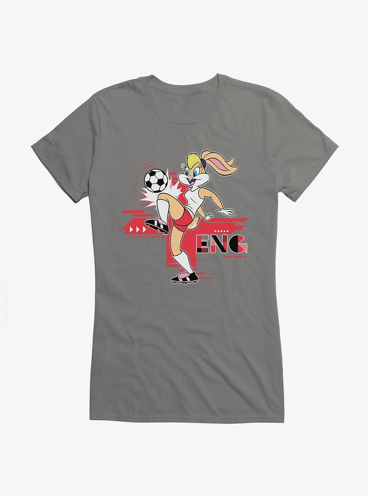 Looney Tunes Lola Bunny Football England Girls T-Shirt