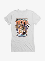 Looney Tunes Tasmanian Devil Football Girls T-Shirt