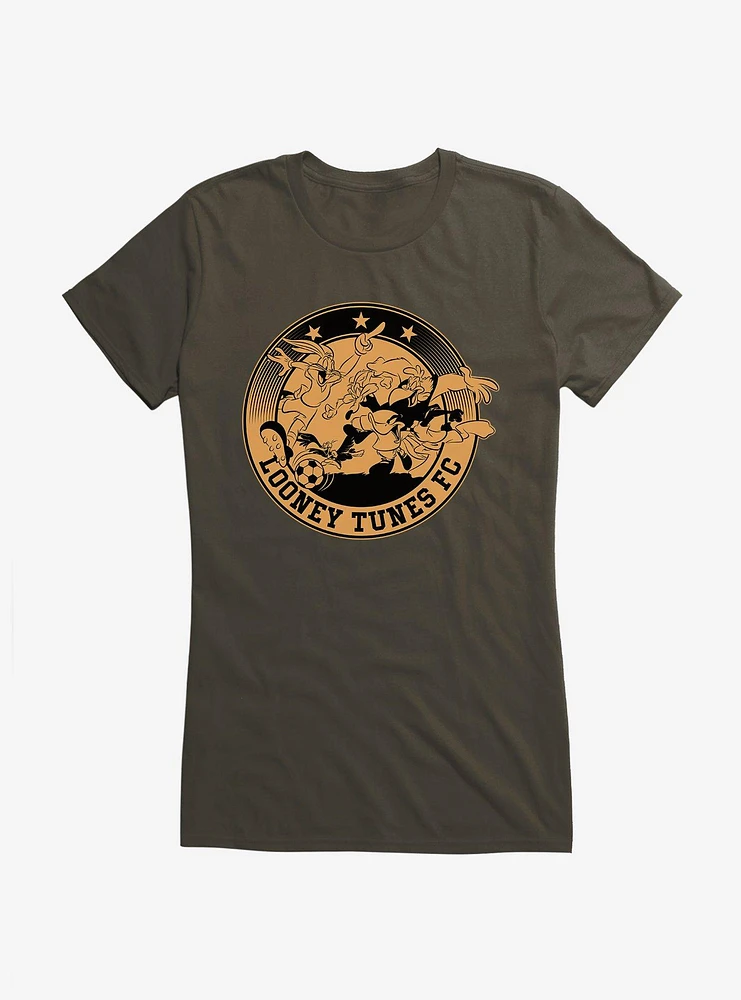 Looney Tunes Team Football Club Bronze Girls T-Shirt