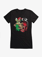Looney Tunes Wile E Coyote Football Mexico Girls T-Shirt