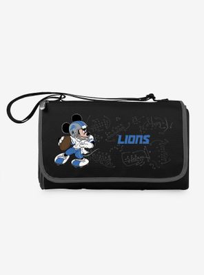 Disney Mickey Mouse NFL Detroit Lions Outdoor Picnic Blanket