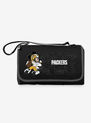 Disney Mickey Mouse NFL Green Bay Packers Outdoor Picnic Blanket