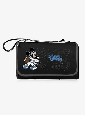 Disney Mickey Mouse NFL Carolina Panthers Outdoor Picnic Blanket