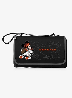 Disney Mickey Mouse NFL Cincinnati Bengals Outdoor Picnic Blanket