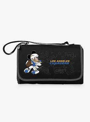 Disney Mickey Mouse NFL LA Chargers Outdoor Picnic Blanket