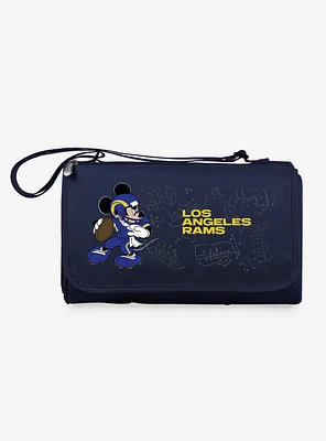 Disney Mickey Mouse NFL Los Angeles Rams Outdoor Picnic Blanket