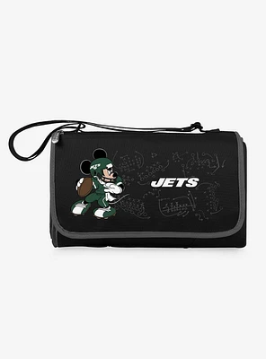 Disney Mickey Mouse NFL New York Jets Outdoor Picnic Blanket