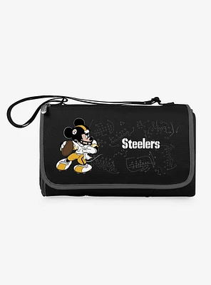 Disney Mickey Mouse NFL Pit Steelers Outdoor Picnic Blanket