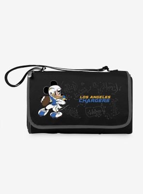 Disney Mickey Mouse NFL LA Chargers Outdoor Picnic Blanket