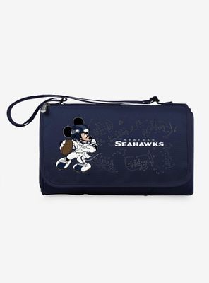 Disney Mickey Mouse NFL Seattle Seahawks Outdoor Picnic Blanket