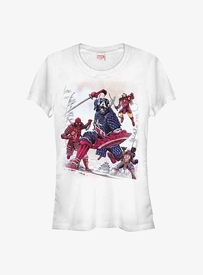 Marvel Captain America Samurai Warriors Girls T-Shirt