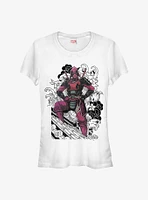 Marvel Deadpool Samurai Girls T-Shirt
