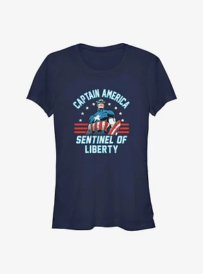 Marvel Captain America Sentinel of Liberty Girls T-Shirt