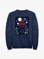 Marvel Spider-Man Starry New York Sweatshirt