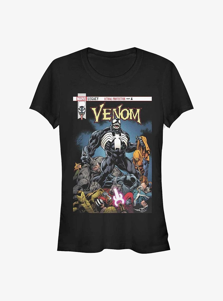 Marvel Venom Venomized Cover Girls T-Shirt