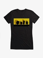 Minions Group Silhouette Girls T-Shirt