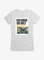 Minions Working From Home Is For The Best Girls T-Shirt