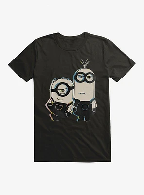 Minions Pose Sketch Art T-Shirt