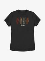 Fender Fall Colored Stocks Womens T-Shirt