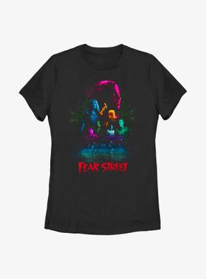Fear Street Scene Collage Womens T-Shirt