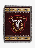 Yellowstone The Way Woven Tapestry Throw Blanket