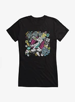 Looney Tunes Bugs Bunny What's Up Doc Doodle Girls T-Shirt