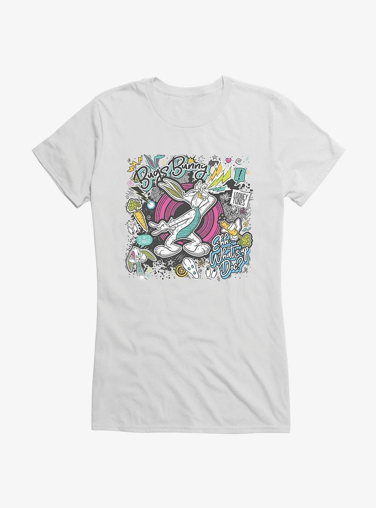Looney Tunes Bugs Bunny What's Up Doc Doodle Girls T-Shirt