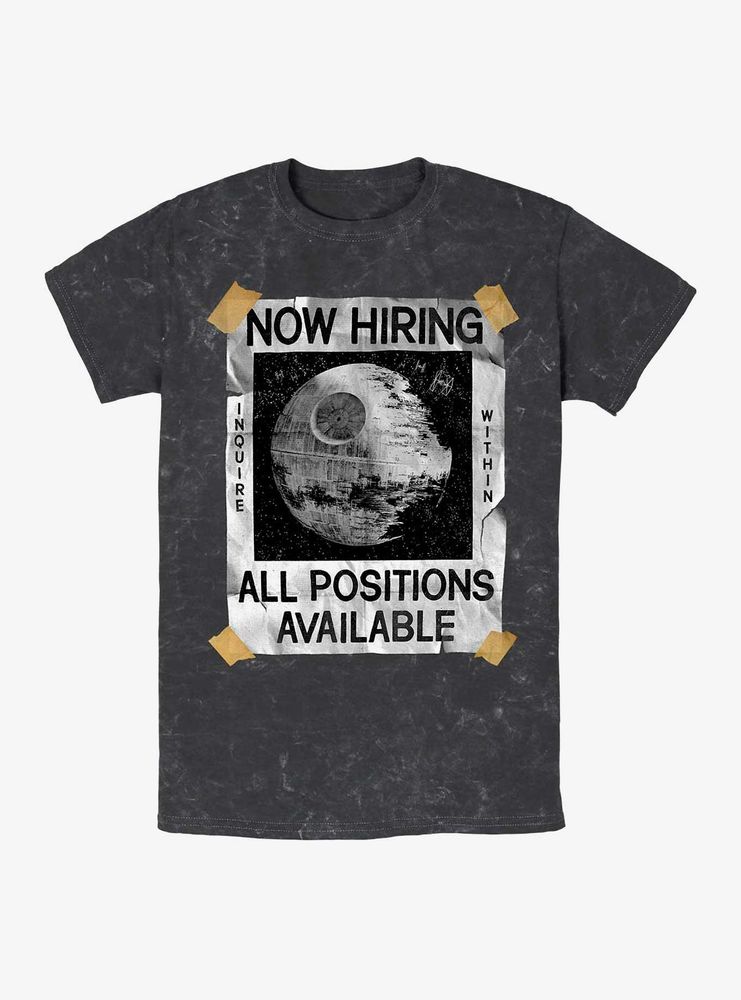 Star Wars All Positions Available Mineral Wash T-Shirt