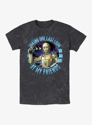 Star Wars Bye C3PO Mineral Wash T-Shirt