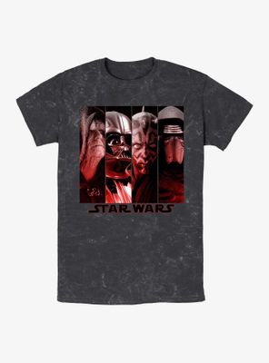 Star Wars Line Up Mineral Wash T-Shirt