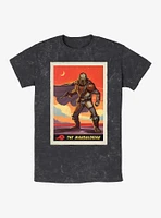 Star Wars Mandalorian Poster Mineral Wash T-Shirt