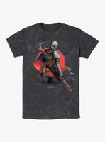 Star Wars Mandalorian Sunrise Mineral Wash T-Shirt