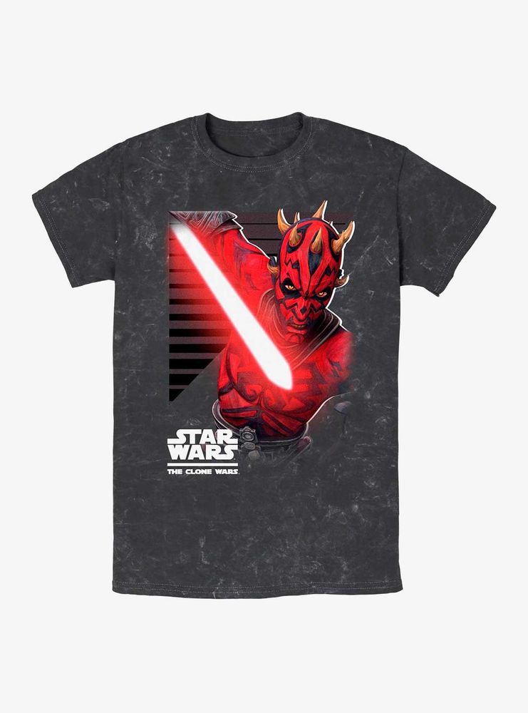 Star Wars Maul Strikes Mineral Wash T-Shirt