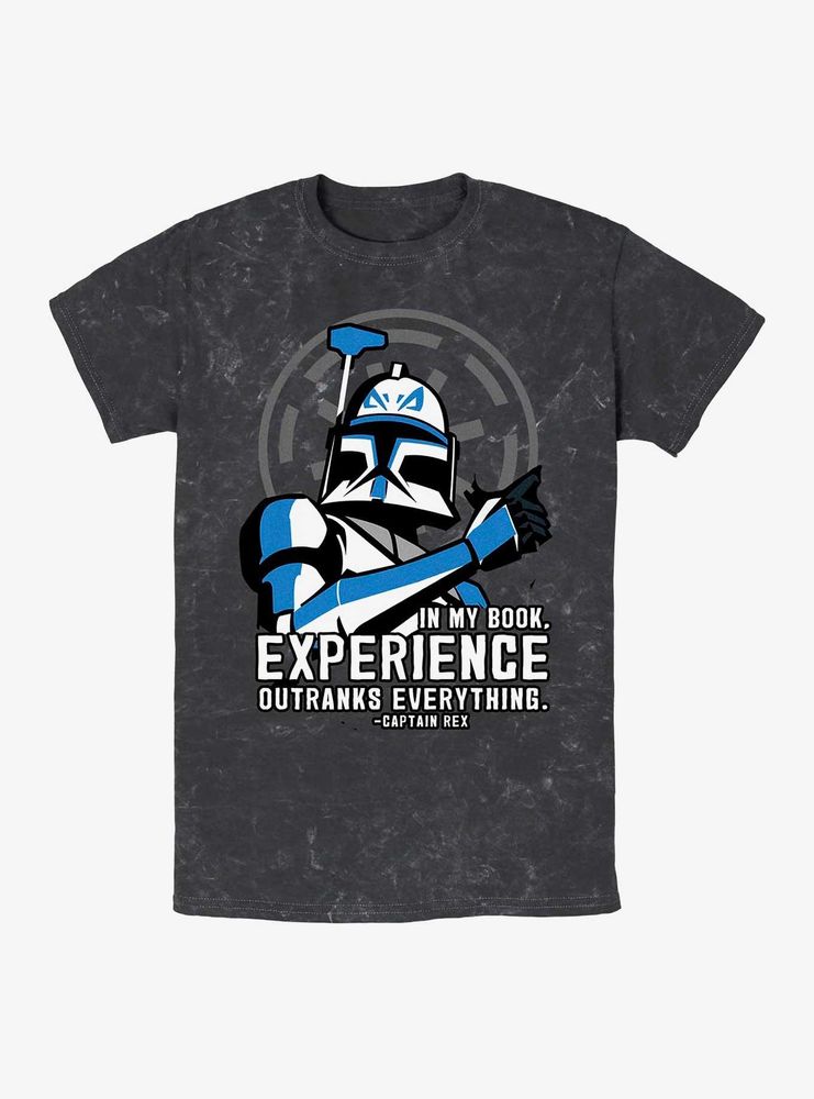 Star Wars Outranks Everything Mineral Wash T-Shirt