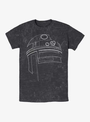 Star Wars Simple R2D2 Mineral Wash T-Shirt