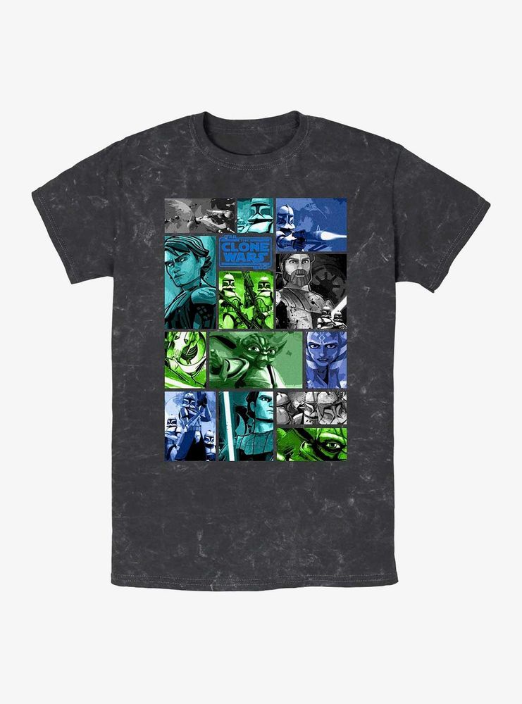 Star Wars Story Squares Mineral Wash T-Shirt