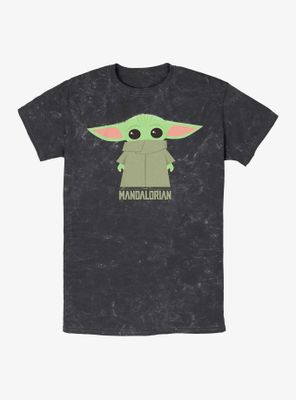 Star Wars The Child Covered Face Mineral Wash T-Shirt