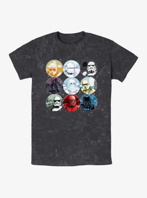 Star Wars Trooper Planets Mineral Wash T-Shirt