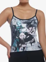 Spy X Family Forger Trio Tie-Dye Girls Crop Cami