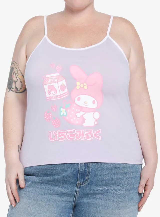 HELLO KITTY STRAWBERRY MILK JUNIORS SHIRT SIZE SIZE 2X NEW