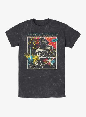 Star Wars Comic Fight Mineral Wash T-Shirt