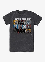 Star Wars Comic Strip Rectangle Mineral Wash T-Shirt